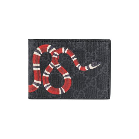 authentic gucci snake wallet.